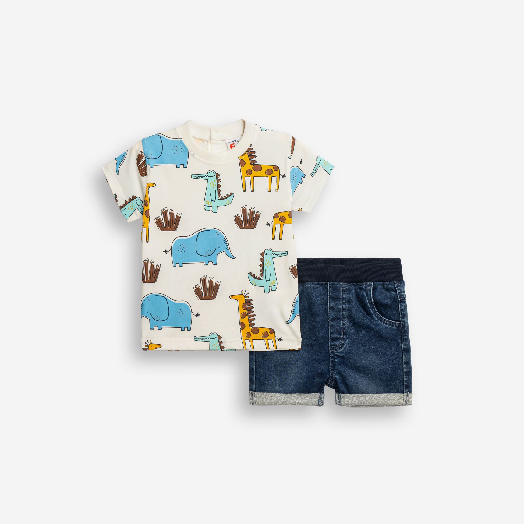 126-802106-1 Σετ σορτς αγόρι For Funky Kids - Image 1