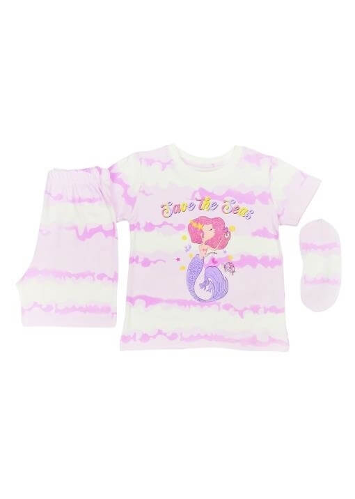 Πυτζάμα κοντομάνικη κορίτσι Εβίτα - Image 1