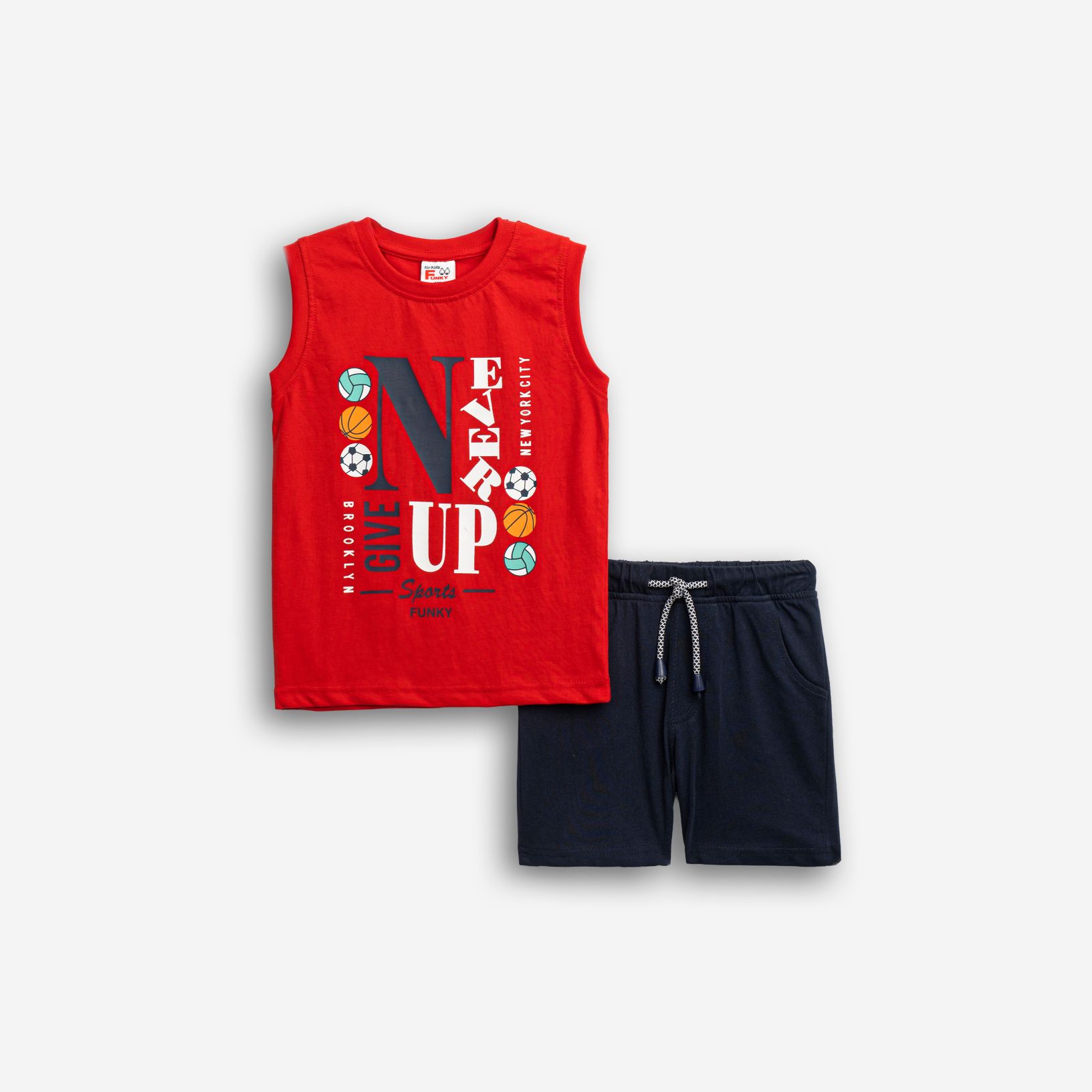 126-301401-1 Σετ μακό αμάνικο αγόρι For Funky Kids - Image 1