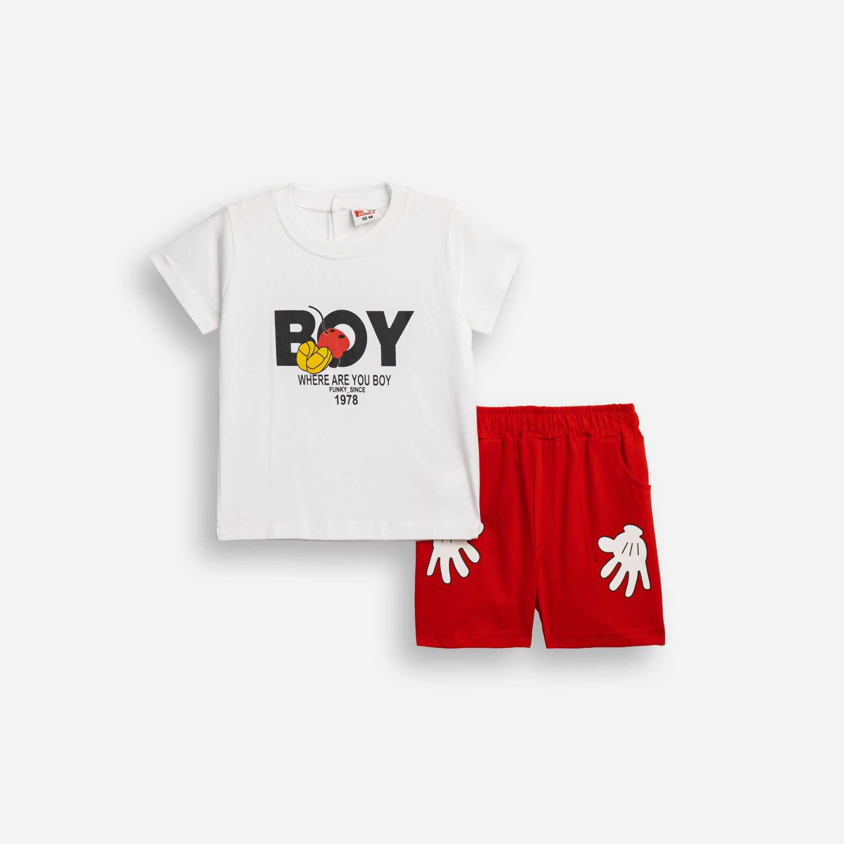 126-801113-1 Σετ με σορτς αγόρι For Funky Kids - Image 1