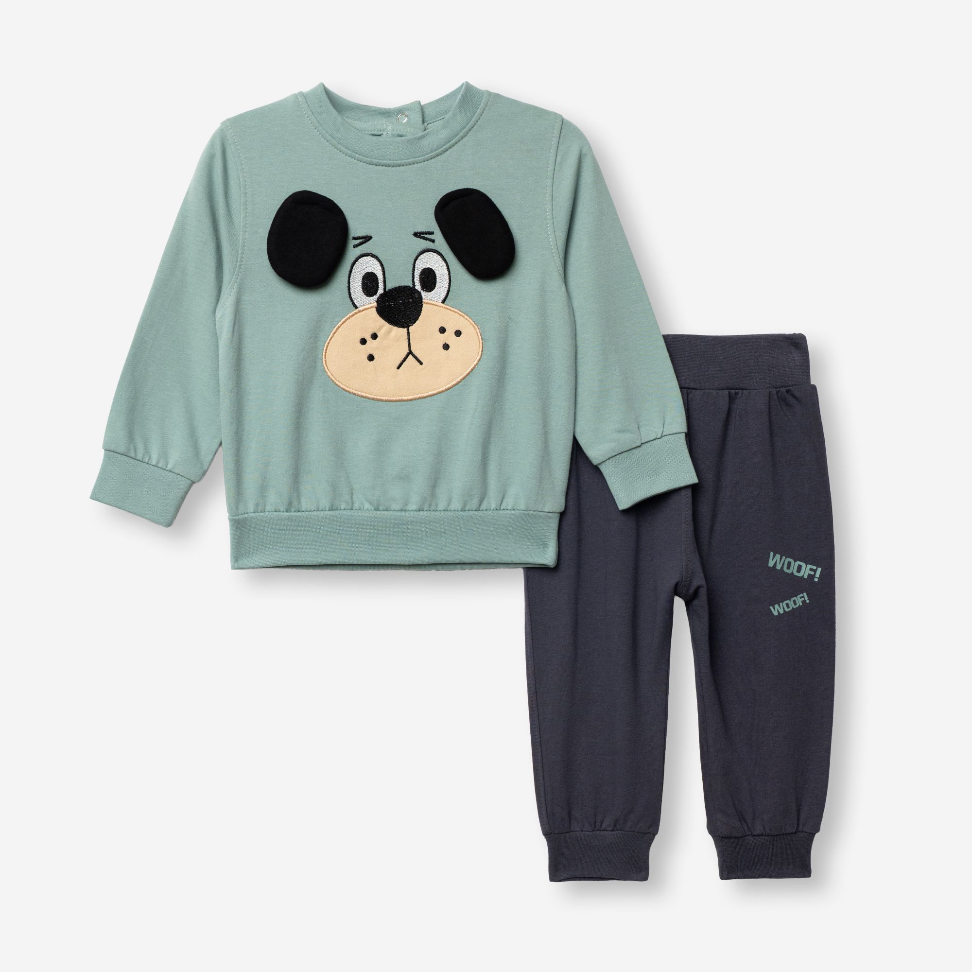 227-817125-1 Σετ φόρμες αχνούδιαστες αγόρι For Funky kids - Image 1